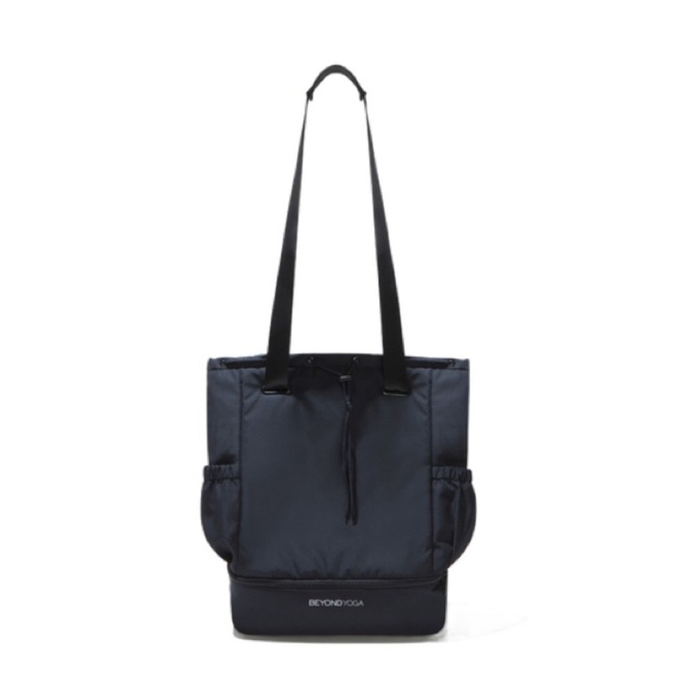 Beyond Yoga Black Convertible Backpack Tote Bag with Shoe Compartment - Picture 2 of 9
